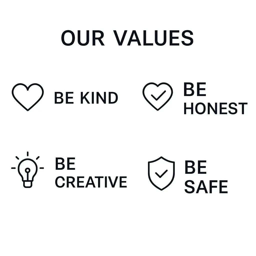 its the image of cruelty-free makeup brands vision saying be kind, honest, etc