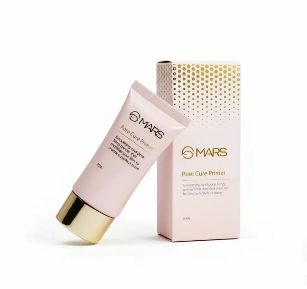 FACE MAKEUP MARS PORES CURE PRIMER IN PINK TUBE