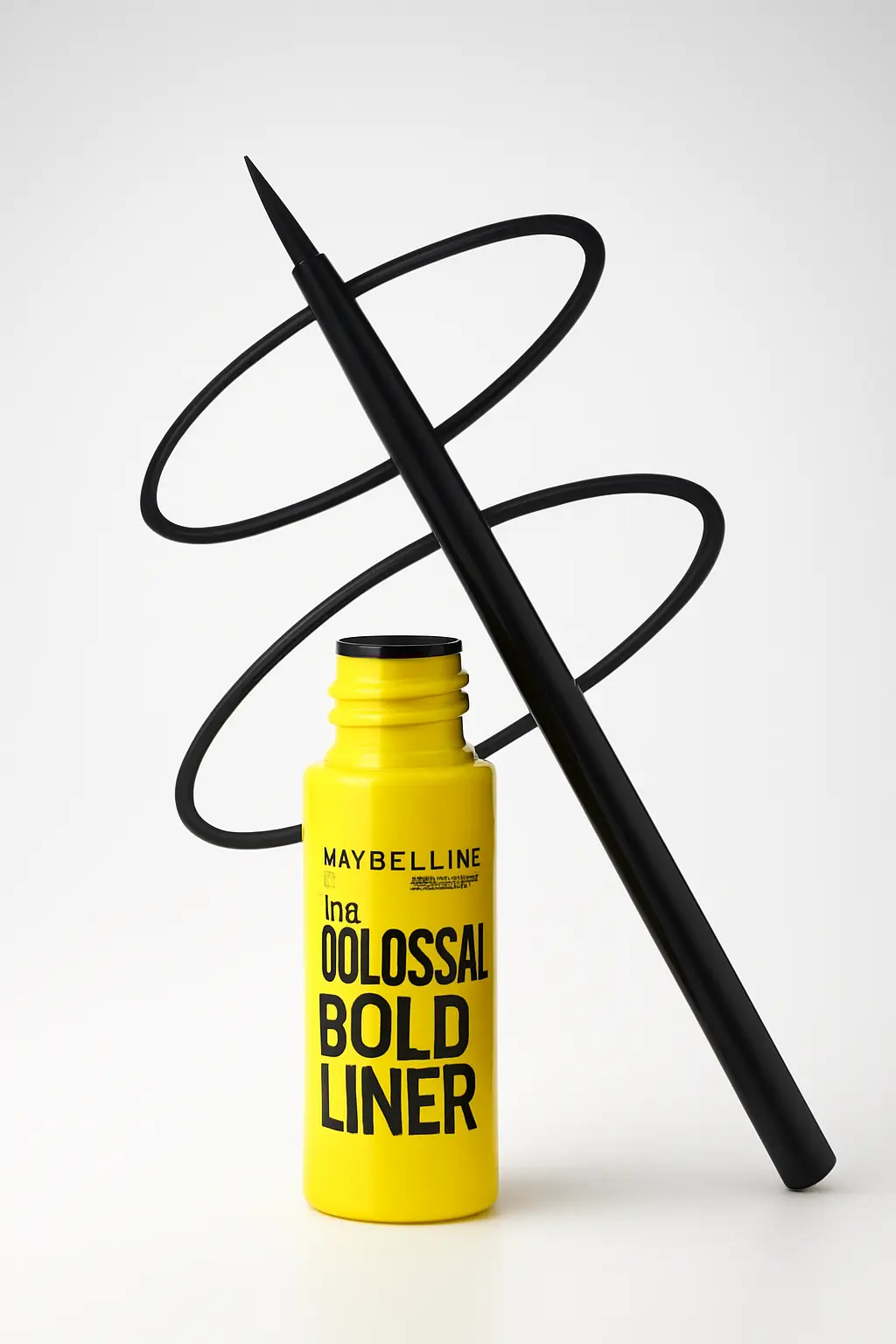 maybelline colosal kajal pencil in yellow bottle of product image